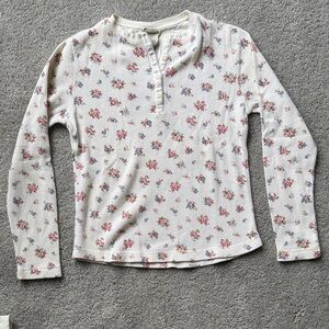 LLBean Thermal Floral Shirt